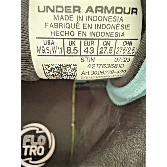 Under Armour Curry 1 Low Flo Draft Day Men Size‎ 9.5/ WMNS 11 Basketball Shoes - Picture 7 of 11